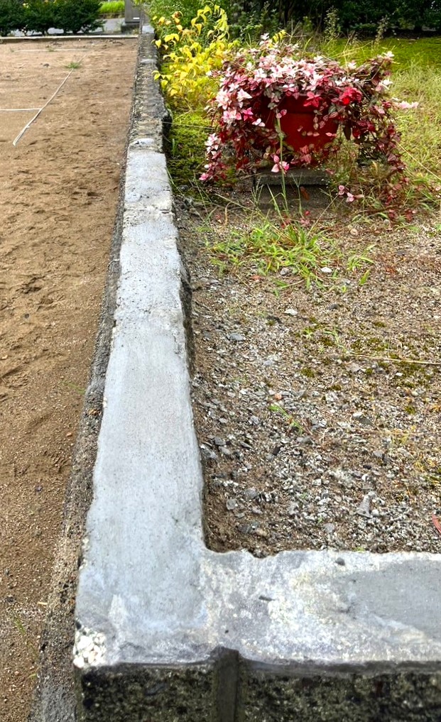 ブロック塀撤去