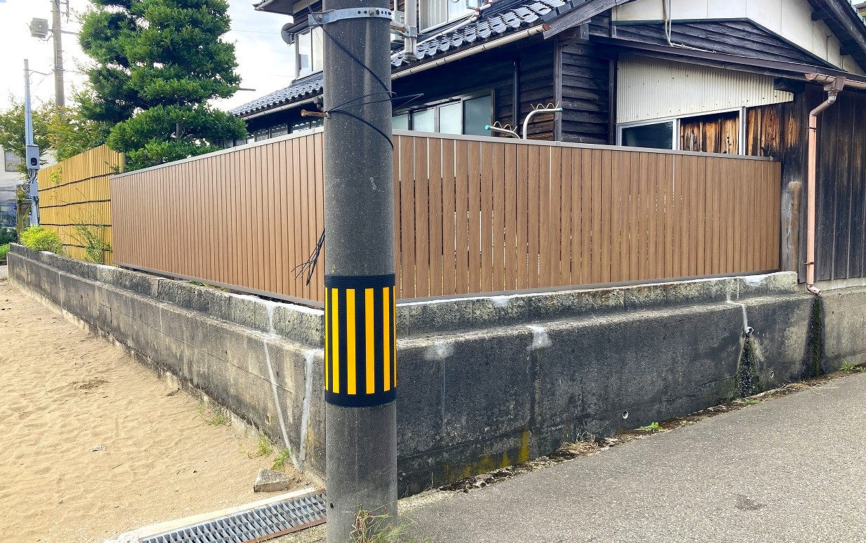 石川県フェンス　石川県縦スリットフェンス　石川県目隠しフェンス