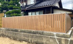 石川県フェンス　石川県縦スリットフェンス　石川県目隠しフェンス　　